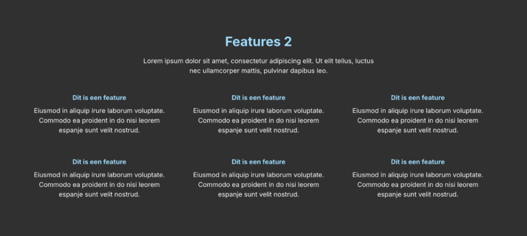 Features grid component 2